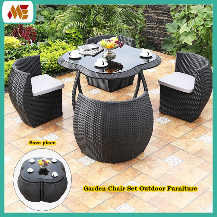 Outdoor Furniture Garden Chairs Sets Lazada