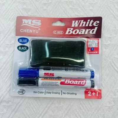 Whiteboard Marker Set with Whiteboard Eraser Dry Erase Pens for Office School