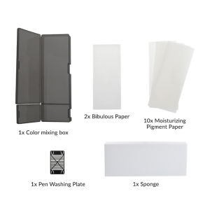 Stay Wet Palette Acrylic Painting Paper Palette Set For Hand Coated Model DIY Wet Palette Sponge