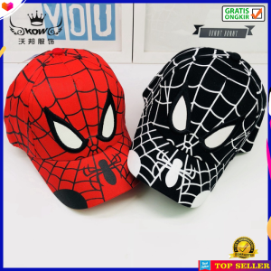 TOPI ANAK LAKI LAKI KEKINIAN KARAKTER SUPERHERO SPIDERMAN UMUR 3-7 TAHUN KID KOREA CAP IMPORT A64