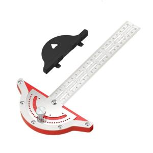 Durability Stainless Steel Arcs Measuring Tool 0-70 Degrees Ergonomic Edges Ruler For Woodworking And Construction Projects