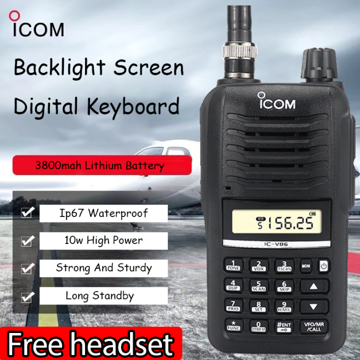 V86 WalkieTalkies TwoWay Radio HighFrequency Vhf Handheld Radio