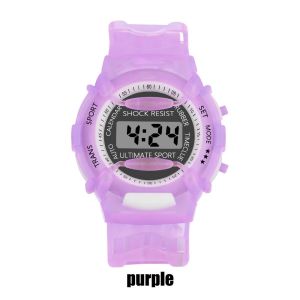 MODERNLUX Boys Girls Cartoon Silicone Strap Children Digital Watches Candy Wrist Watch LCD Wristwatch Electronic Meter
