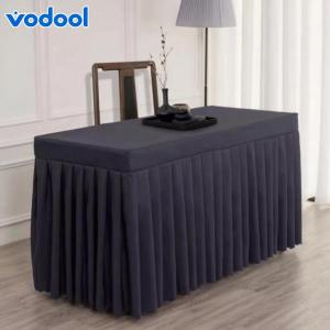 VODOOL Festive Home Décor Rectangular Table Cover with Ruffles for Weddings Parties and Seasonal Events