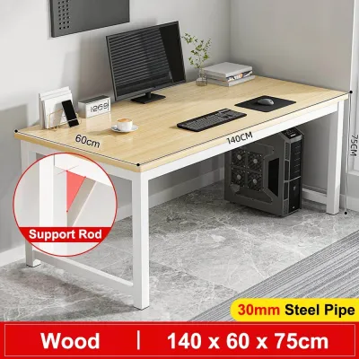 LALA 140CM Home Office Table Meja belajar Study Table Desk Computer Desk Meja Komputer Modern Design 办公桌