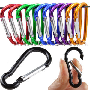 1/10Pcs Mini Climbing Carabiner Keychain Alloy Spring D-ring Buckle Spring Carabiner Snap Hook Clip Outdoor Camping Cheap Carabiner