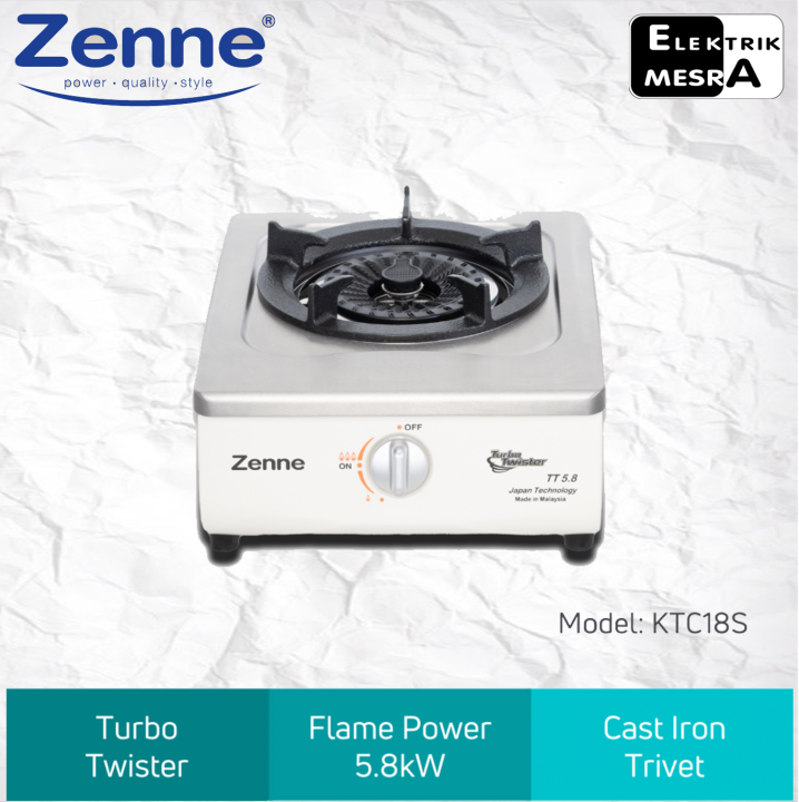 Zenne Single Burner Gas Stove KTC18S KTC18S Lazada