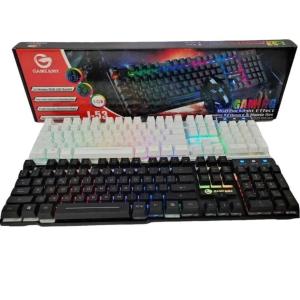 Combo bàn phím chuột giả cơ J-53 (Màu đen) Đèn LED RGB 12 chế độ hiệu ứng cực đẹp chuột 6D chuyên game.