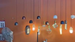 YFD  Light Luxury Bedroom Lighting Modern Minimalist Hanging Light Simple Internet Celebrity Long Line Background Wall Lamp Bedside Small Pendant Light