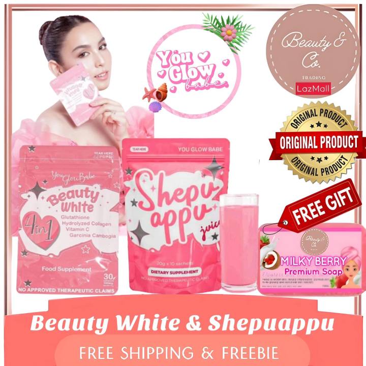 You Glow Babe Beauty White Glutathione Collagen, Sheppu Appu Juice ...