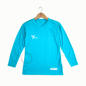 Baju Olahraga Atasan Wanita Lengan Panjang Kaos Jersey Dry Fit Running Zumba Lari Yoga Senam Fitness Volly Futsal Sport