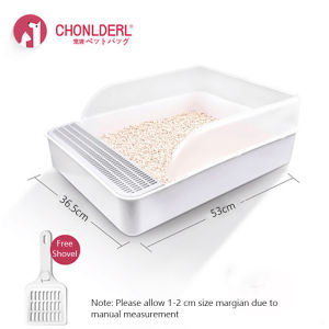 [ SG SELLER ] Cat Litter Box / Large capacity / Sand box / Pet / Litter / Toilet