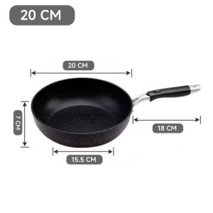 🔥READY STOCK🔥 Japan SARA Marble Stone Coating Non-Stick Frying Pan & Wok/ Stir-Fry Pan /Cooker Wok /Kuali Pemasak