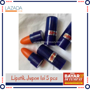 JUPON MINI LIPSTIK ( Isi 5 pcs) / Lipstik Jupon / Lipstick Jupon / Lipstik Mini / Lipstik / Lipstick / Jupon Pemerah Bibir