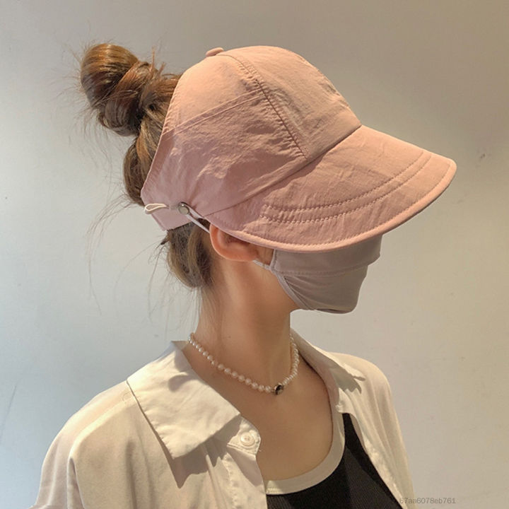 LouisWill Women Peaked Cap Half Empty Top Large Brim Summer Visor