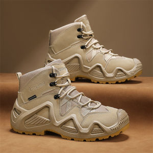 รองเท้าเดินป่า การปีนเขา รองเท้ากลางแจ้ง อ่อนนุ่ม ทนทานต่อการสึกหรอ ประสิทธิภาพป้องกันการลื่น