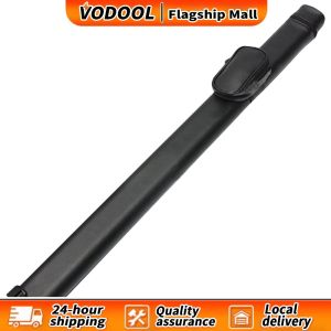 【Fast delivery】 Pool Cue Case Pouch Holder Leather Pool Cue Stick Carrying Bag Billiard Cue Portable Container Fit for 1/2 Snooker Billiard