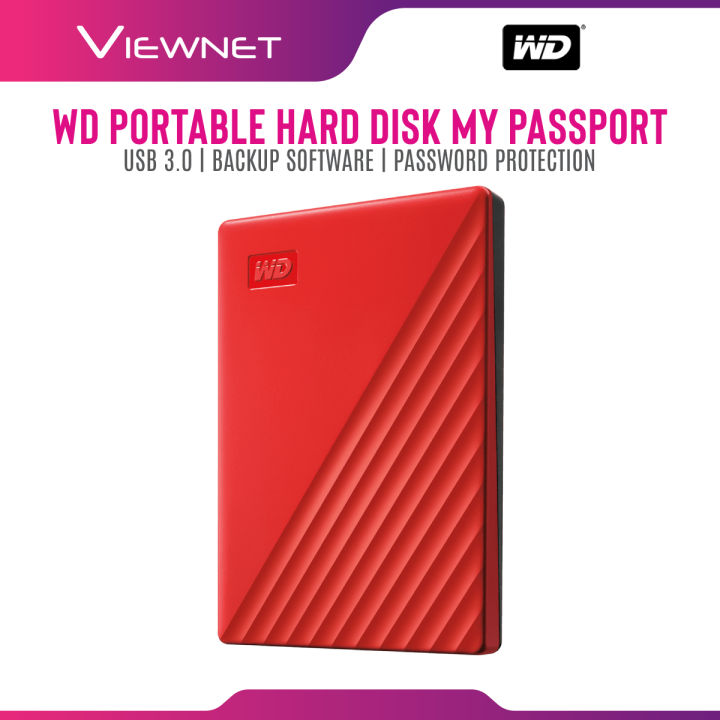 WD Western Digital My Passport 1TB / 2TB / 4TB / 5TB Slim Portable