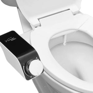 Bathroom Hands-Free Non Electric Bidet Toilet Seat Dual Nozzle Bidet Dual Nozzle cleaning is more comprehensive
