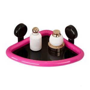 ตัวดูดอเนกประสงค์ผู้จัดห้องน้ำชั้นวางของในห้องน้ำ ABS กันน้ำได้ทรงสามเหลี่ยมไม่ต้องเจาะต้องใช้ในบ้าน