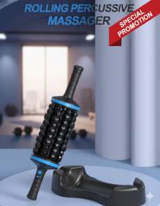 [SG Stock] Patented Electric Massage Stick | 5-Speed Inner Ball Body Roller | Professional Foot & Muscle Massager | Rechargeable Deep Tissue Recovery Tool