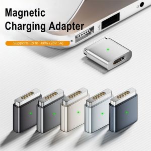 WLVYH Indicator Light USB Type-C to Safe 2 Converter Quick Charge PD 100W USB-C Cable Adapter Female to Female Wear Resistant ic Charging Adapter for MacBook Pro 15 inch A1398 A1424 MC976 ME294