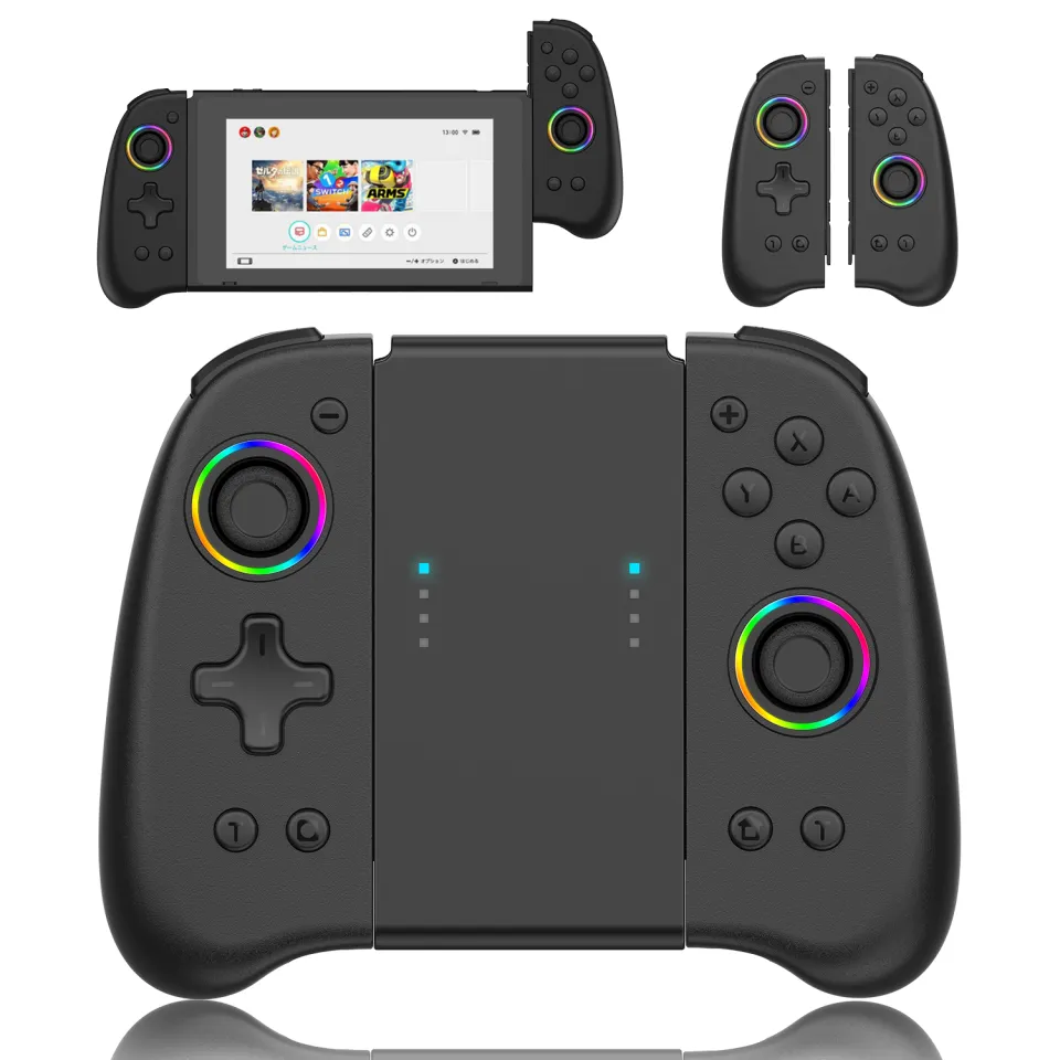 LinYuvo Nintendo Switch Controllers Joycon Wake-up for Switch/Switch OLED  Game Wireless Controller with Adjustable Turbo