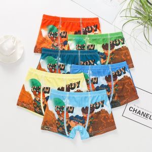ราคาส่ง! กางเกงในเด็กชายลายการ์ตูน 10ตัว กางเกงในเด็กบ็อกเซอร์ ผ้านิ่มใส่สบาย พร้อมส่ง