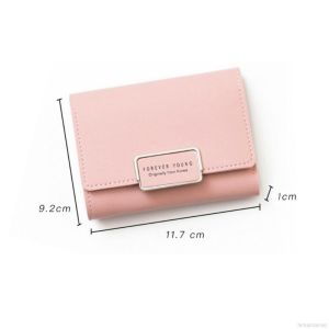 ABC ABC Dompet Lipat Mini Wanita 6016-1 Trend Fashion Cute Wallet Polos Murah