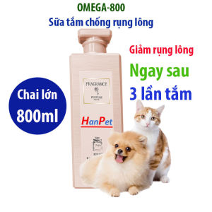 Omega-800ml Sữa tắm chó mèo chống rụng lông