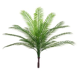 UMBRAULI Large Artificial Palm Leaves Plant Tropical Plants 18 Leaves Artificial Palm Tree Photography Props Plastic Fake Palm Leaves Home Garden