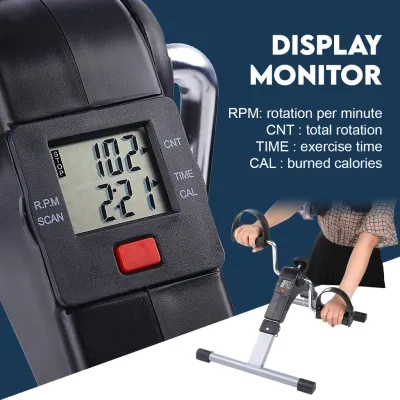 FREE⭐ Sport Rehabilitation Bicycle Portable Collapsible Elderly Indoor Fitness Exercise Bike Arm and Leg Feet Exercise