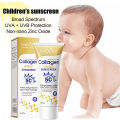 🔥 Sunscreen Anak Spf50+ PA+++ Sunblok Wajah dan Badan Lotion Anak Tabir Surya Krim Pelindung Tubuh Anak Dari Sinar UV Pentingnya musim panas untuk melindungi kulit anak-anak dan tumbuh dengan sehat Pembaruan baru Lebih banyak perlindungan matahari 40g. 