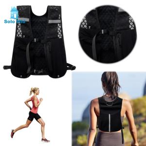 【New Arrival】 Breathable Nylon Hydration Vest for Runners Lightweight Water Bottle Carrier with Adjustable Straps