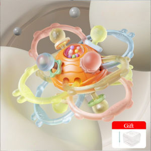 Manhattan Ball Newborn Baby Rattling Tooth Gum Handgrip Ball Molars Toy Teether Puzzle Ball 哈顿婴儿手抓球