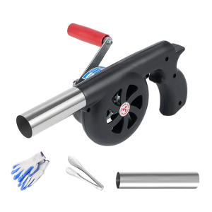 Ergonomic Hand Cranked Blower Fan Strong Wind Output Suitable For Stove Ignitions And Outdoor Adventures Activity