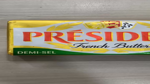 Date 07/27 Bơ mặn President Pháp 200g - Salted Butter