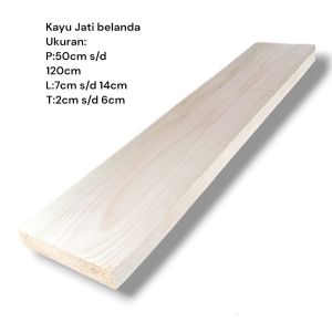 kayu jati Belanda 100x10x2cm amplas  Kayu Jati Belanda halus amplas dinding