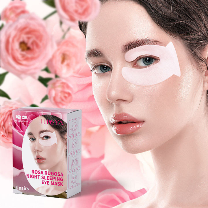 Gel Under Eye Patches 5 Pairs C-Shape Design Puffy Eyes Dark Circles ...