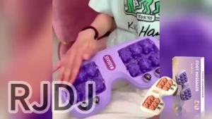 RJDJ Portable Dual Foot Massage Roller Dual Foot Acupressure Therapy for Pain Relief Stress Relief and Improved Circulation Portable Reflexology Tool for Home and Office Use (1PC-A S-9 * 5 * 2in)