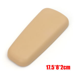 2PCS Leather Car Leg Cushion Knee Pad Pillow Thigh Support Center Console Door Armrest Knee Cushion Car Interior Decoration