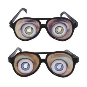 Trò đùa vui Kính mắt mới lạ sắc thái vui Kính mắt ngụy trang kính mắt cho Huy Hiệu Đeo tiệc Halloween ngu ngày Đồ chơi ảo thuật