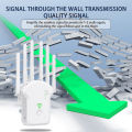 WIFI Repeater 300Mbps Wireless WiFi Signal Range Extender Penguat Sinyal Wifi Enam Antena Wifi Extender. 