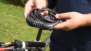 ⭐SG Stock⭐Bicycle Anti-Theft Lock (5 Digit Combination) MTB Road Bike Chain Lock Outdoor Bicycle Accessories 自行车防盗锁