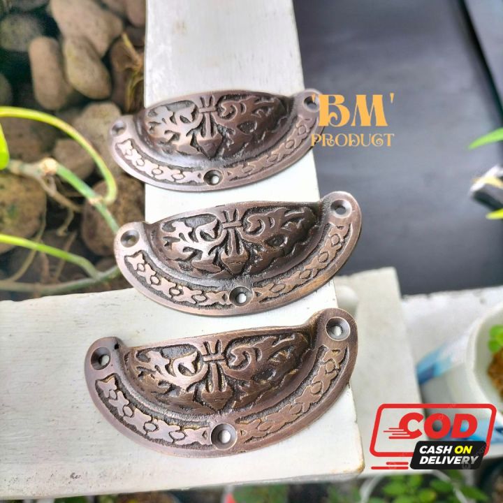 Tarikan%20Laci%20Kuningan%20Motif%20Kerang%20Ukir%201%20pcs%20Handle%20Laci%20Handle%20Lemari%20-%20Image%205