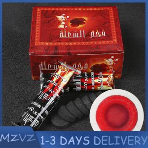 100Pcs/Box Magic Charcoal Charco Al Rahal Aisya Hamil Al Musk ULING Incense Burner Incenso/Bukhoor