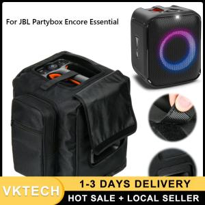 Protective Speaker Case with Side Microphone Storage Bag Carrying Travel Case Shockproof Carrying Cover for Partybox Encore Essential