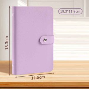 Cash Saving Binder Collectible Album Money Organizer for Family Budgeting Money Saving Storage Book