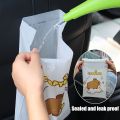 SNJVB1870 30Pcs Capybara Disposable Garbage Bags Cartoon Self Adhesive Desktop Trash Can  Thickened Car Dashboard Trash Bag. 