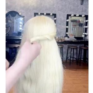 Kẹp tăm kẹp ghim (hộp 100 cái) hộp cứng chữ Y kẹp tăm đen ghim tóc kim loại Dinh Dinh máy làm đẹp